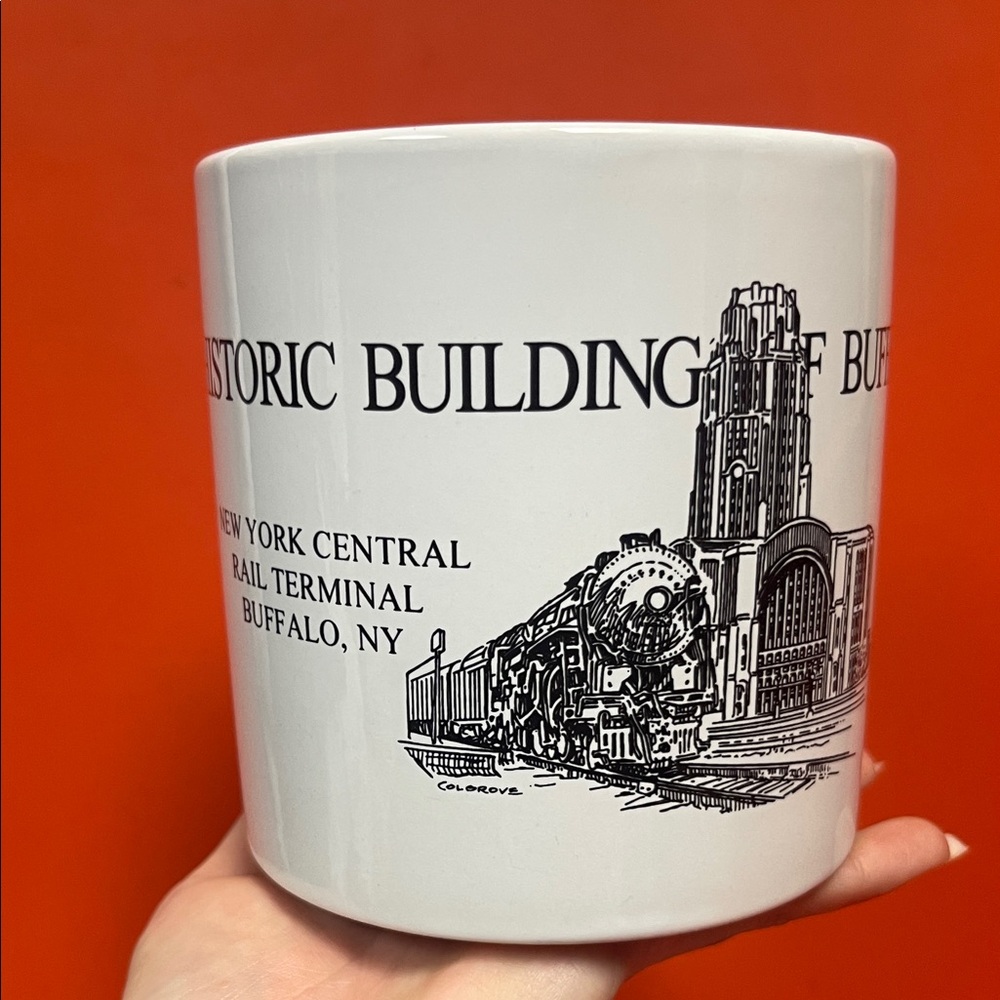 Historic Building Of Buffalo, NY New York Central Rail Terminal Mug